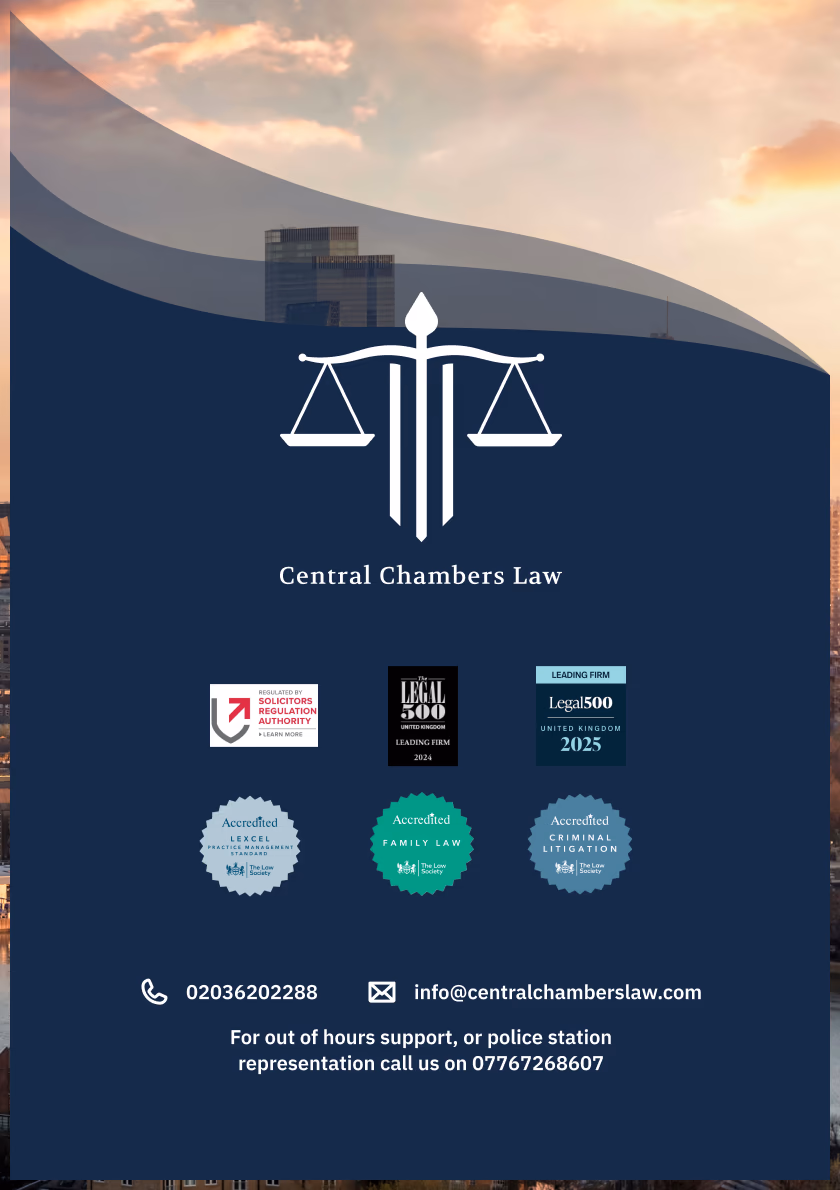 Central Chambers Law — branded letter template